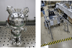 Molded objects and boarding robots made with the latest sheet metal technology