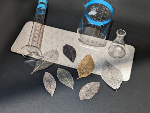 Embossed plating, leaf vein plating
